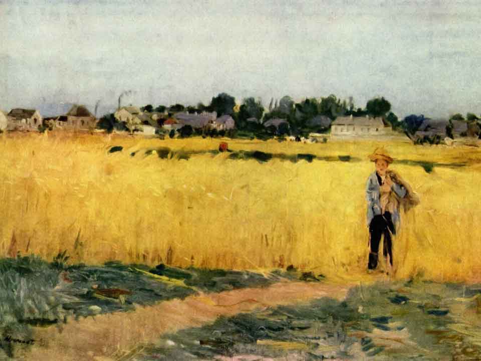 Grain Field by Berthe Morisot (1875)